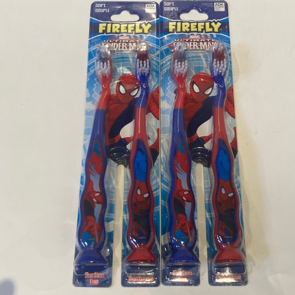 Firefly Marvel Two Ultimate SpiderMan Toothbrushes